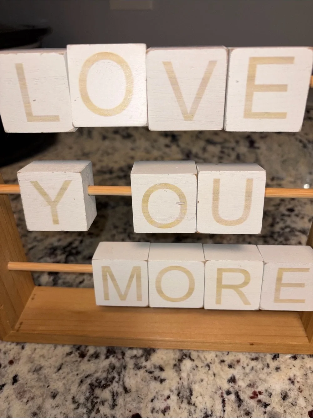 Wooden Block Sign 